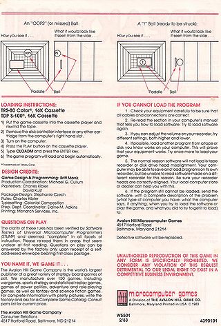 3-D Brickaway Instrucction Page 2